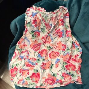 Gap floral sleeveless top